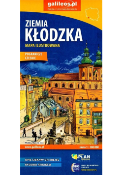 Mapa ilustrowana - Ziemia Kłodzka 1:300 000 w.3