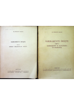 Sakramenty święte Część 1 i 2