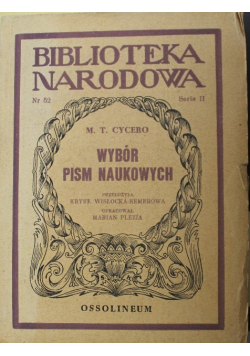 Wybór pism naukowych