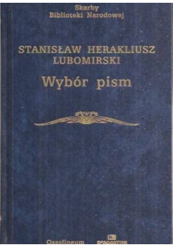 Lubomirski Wybór pism