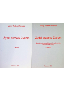Żydzi przeciw Żydom Tom I i II