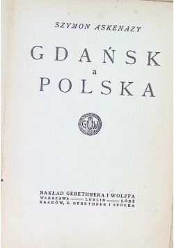 Gdańsk a Polska 1918 r.