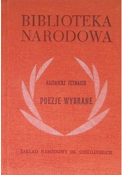 Tetmajer Poezje wybrane