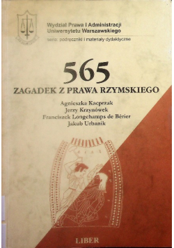 565 zagadek z prawa rzymskiego