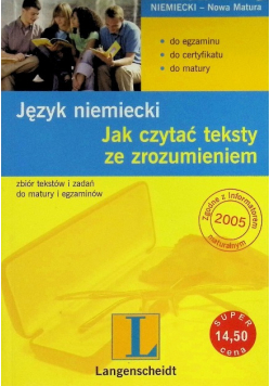 Język Niemiecki Jak czytać teksty ze zrozumieniem