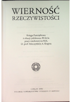Wierność rzeczywistości
