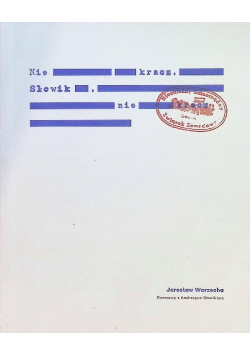 Nie kracz, Słowik, nie kracz