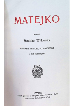 Matejko 1912 r.