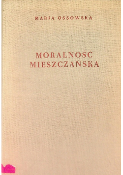 Moralność mieszczańska