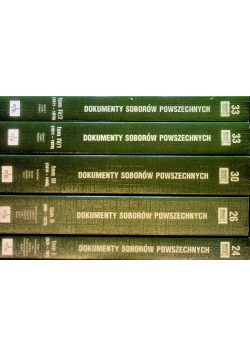 Dokumenty Soborów Powszechnych Tom I do IV