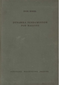 Dynamika fundamentów pod maszyny