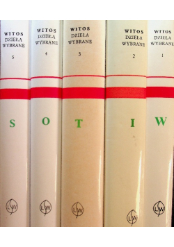 Witos Dzieła wybrane Tom 1 do 5