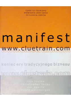 Manifest www.cluetrain.com