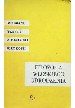 Filozofia włoskiego Odrodzenia
