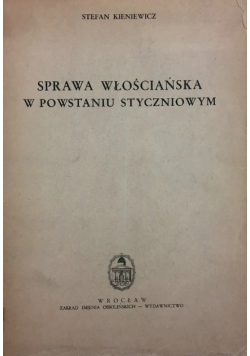 Sprawa Włościańska w Powstaniu Styczniowym