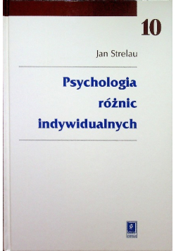 Psychologia różnic indywidualnych Tom 10