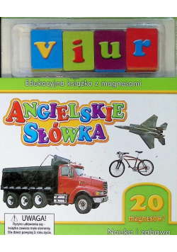 Angielskie słówka. Edukacyjna książka z magnesami