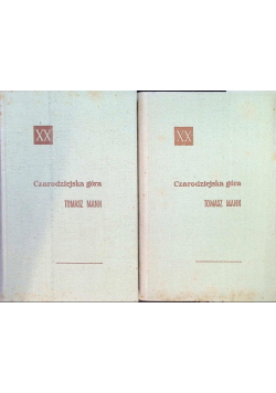 Czarodziejska góra Tom I i II