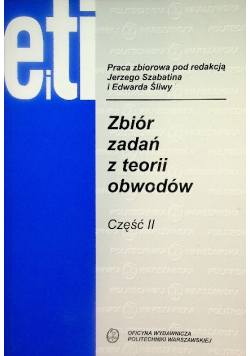 Zbiór zadań z teorii obwodów Część 2