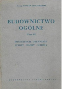 Budownictwo ogólne Tom III
