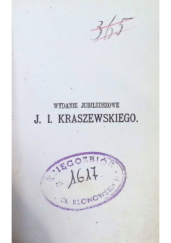 Wybór pism J. I. Kraszewskiego Rzym za Nerona Tom 1 1878 r.