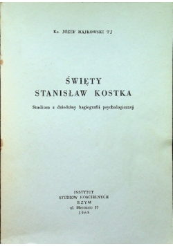 Święty Stanisław Kostka