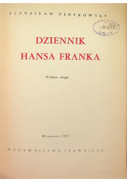 Dziennik Hansa Franka