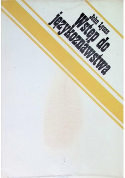 Wstęp do językoznawstwa