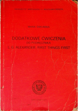 Dodatkowe ćwiczenia do podręcznika