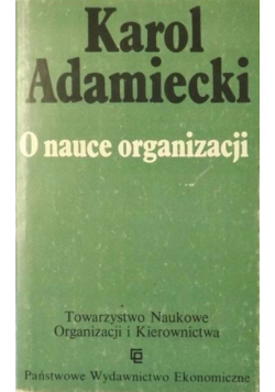 O nauce organizacji