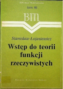 Wstęp do teorii funkcji rzeczywistych