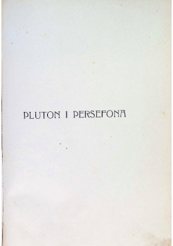 Pluton i Persefona 1919 r.
