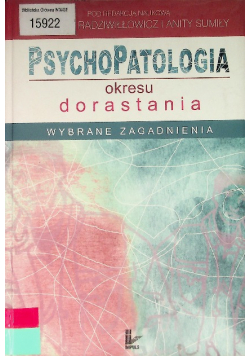 Psychopatologia okresu dorastania