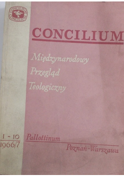 Concilium Międzynarodowy przegląd teologiczny