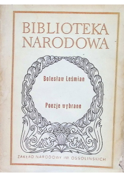 Poezje wybrane Leśmian