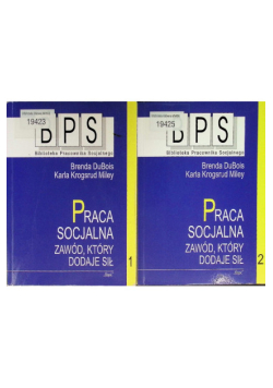 Praca socjalna zawód który dodaje sił Tom 1