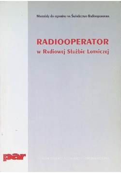 Radiooperator w radiowej służbie lotniczej
