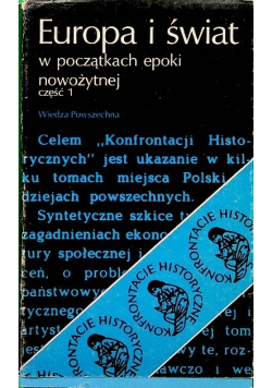 Europa i świat w początkach epoki nowożytnej Część 1