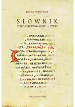 Słownik staro cerkiewno rusko polski