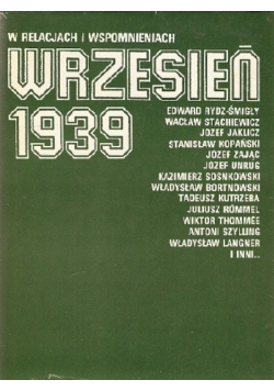 Wrzesień 1939 w relacjach i wspomnieniach