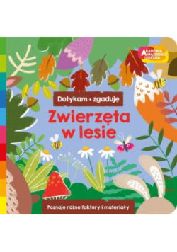 Zwierzęta w lesie. Akademia mądrego dziecka. Dotykam, zgaduję