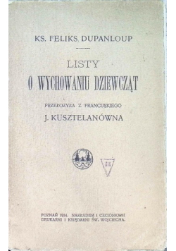 Listy o wychowaniu dziewcząt 1914 r.