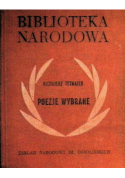 Tetmajer Poezje wybrane