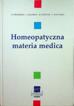 Homeopatyczna materia medica