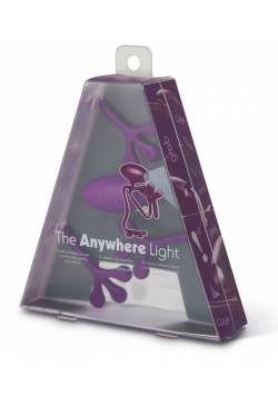 Anywhere Light - lampka do książki - fioletowa