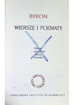 Byron wiersze i poematy