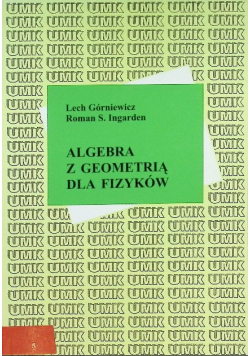 Algebra z geometrią dla fizyków