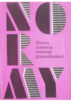 Normy żywienia zwierząt gospodarskich