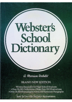 Websters School Dictionary