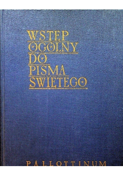 Wstęp ogólny do Pisma świętego